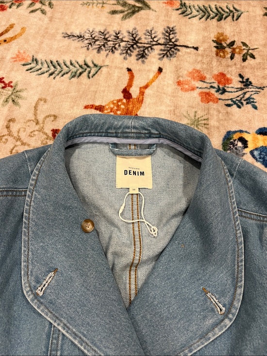 Sezane Jackets & Blazers - Sezane Light Blue Denim Jacket